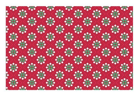 PosterGully Specials, Abstract red and green pattern Wall Art
