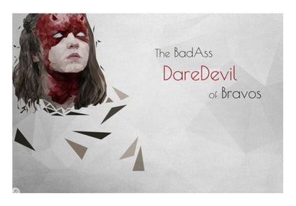 arya stark polygon art daredevil || maisie williams || Wall Art