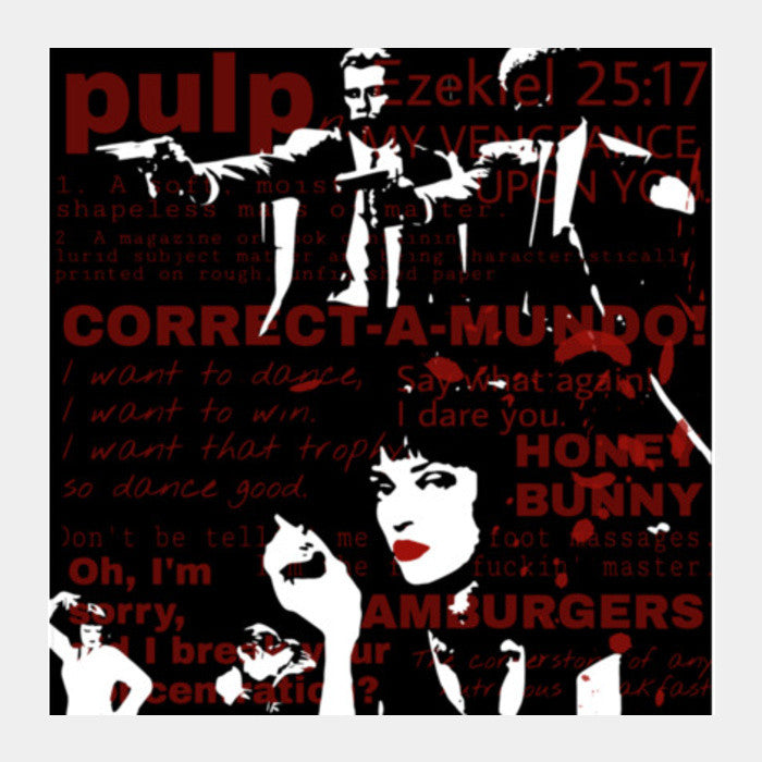 PULP FICTION Square Art Prints