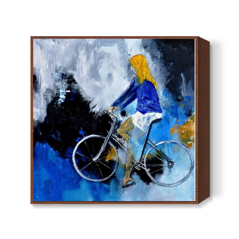 cycling Square Art Prints