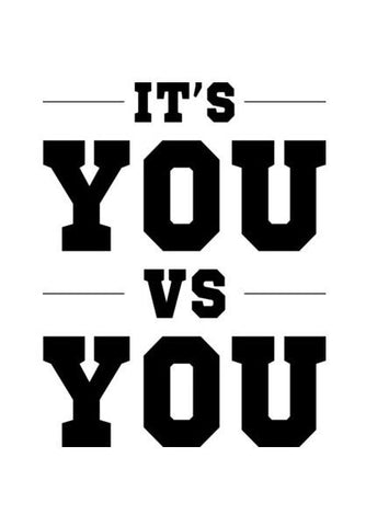 PosterGully Specials, Its You VS You Wall Art