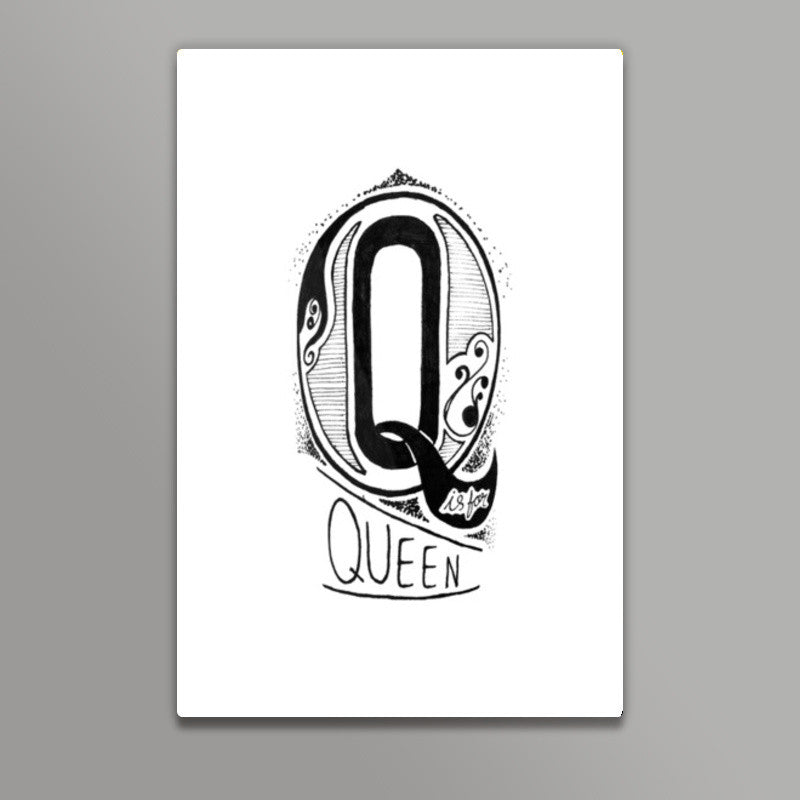Q is for QUEEN Wall Art