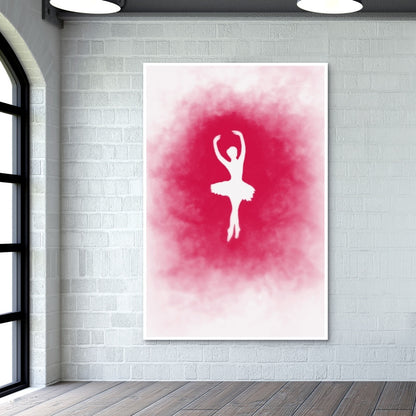 Ballerina | Dance | Music | Pink Wall Art