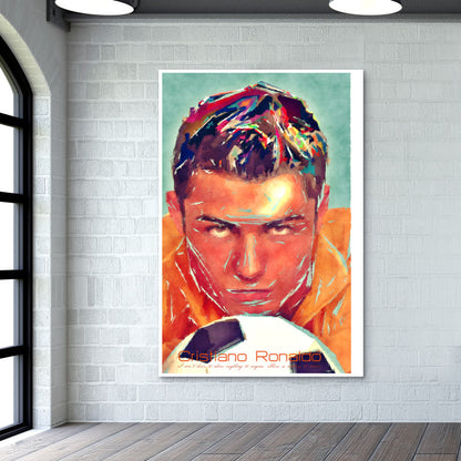 ronaldo fan art Wall Art