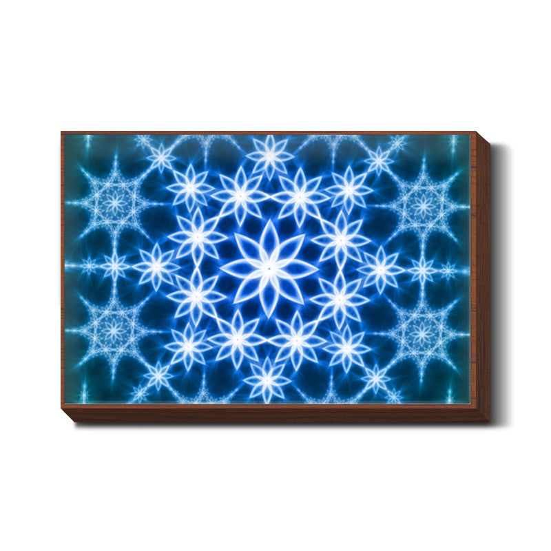 Blue Fractals Wall Art