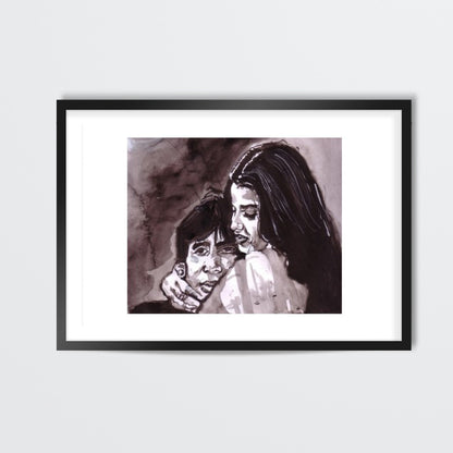 Amitabh Bachchan and Rekha- Lets name this moment Love  Wall Art