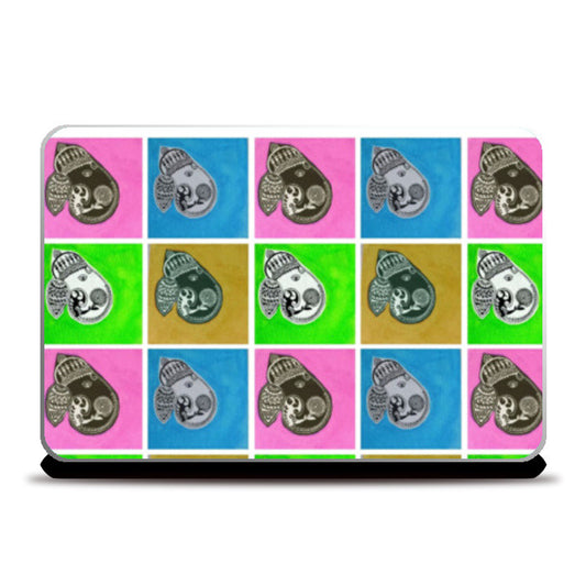 Laptop Skins, Colorful Ganesh Pattern Laptop Skins