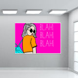 BLAH BLAH BLAH 2 Wall Art