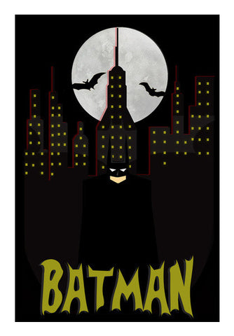 Minimal Batman Art PosterGully Specials