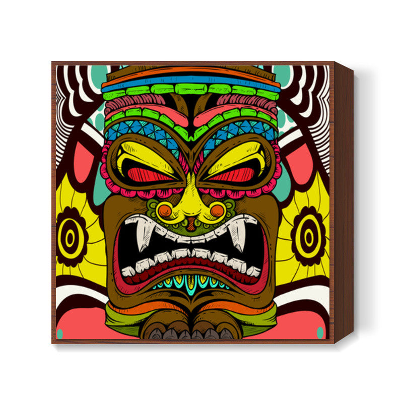 Tiki Monster Square Art Prints