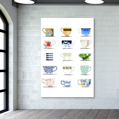 VINTAGE CUPS Wall Art