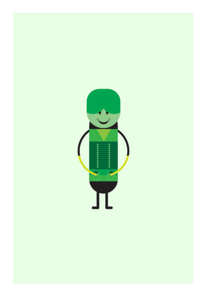 Green Man Art PosterGully Specials
