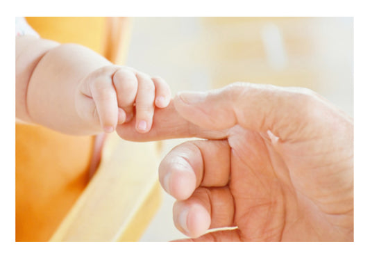 Bay Holding Mothers Finger  Wall Art