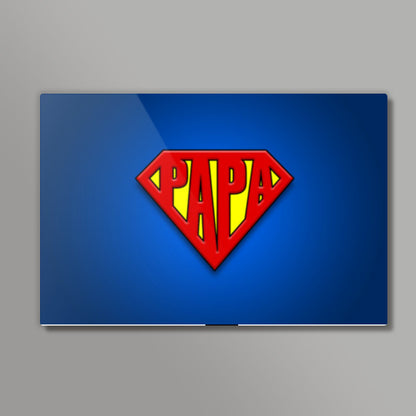 SUPER-PAPA | Fathers Day Wall Art