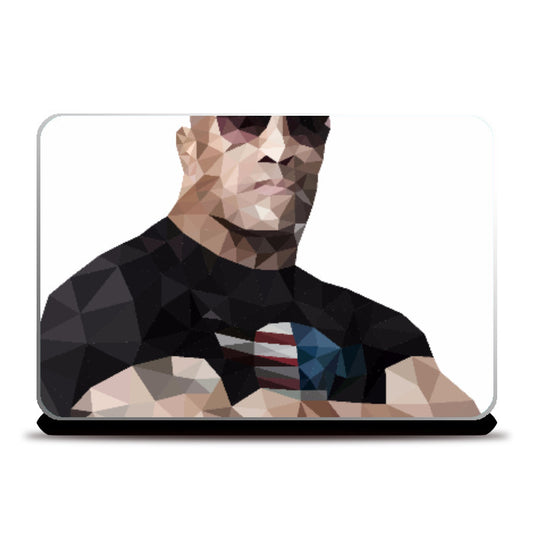 Laptop Skins, Dwayne The Rock Johnson Laptop Skin | Gagandeep Singh, - PosterGully