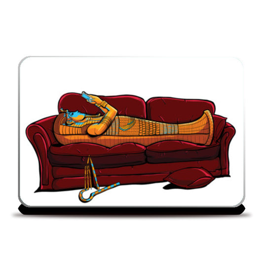 Couch Mummy Laptop Skins