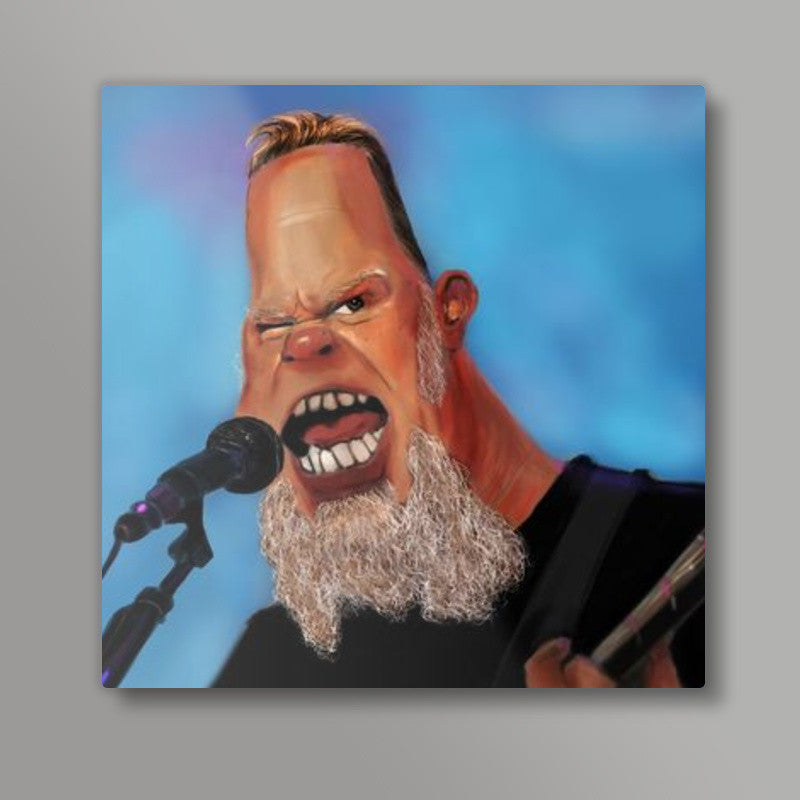 James Hetfield Metallica Caricature Artwork