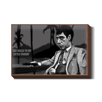 Scarface Tony Montana Caricature Artwork