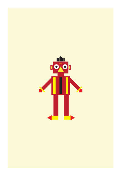 Cartoon Gaming Robo Art PosterGully Specials