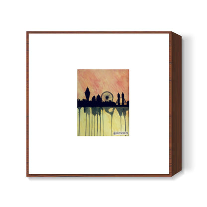 london skyline Square Art Prints