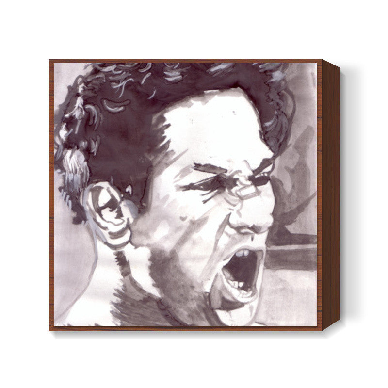 Hollywood actor Robert De Niro is the raging bull Square Art Prints