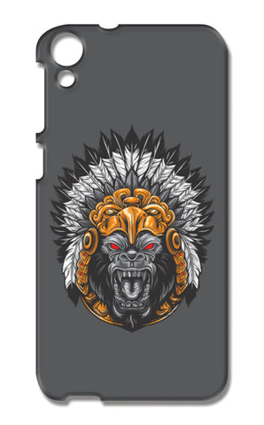 Gorilla Wearing Aztec Headdress HTC Desire 820 Cases