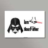 Darth Vader - I am your father. Star Wars Wall Art