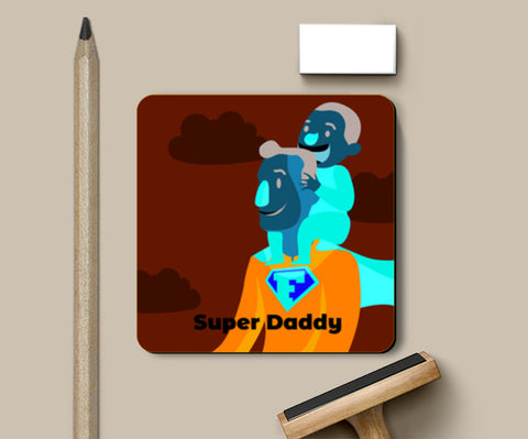 Super Daddy Fathers Day  Coasters