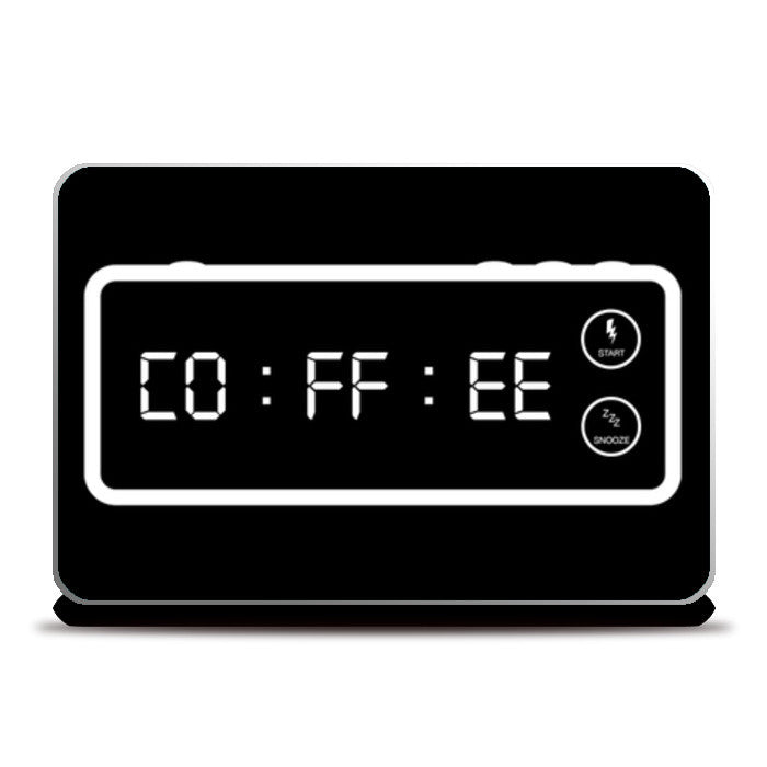 Laptop Skins, coffee clock Laptop Skins