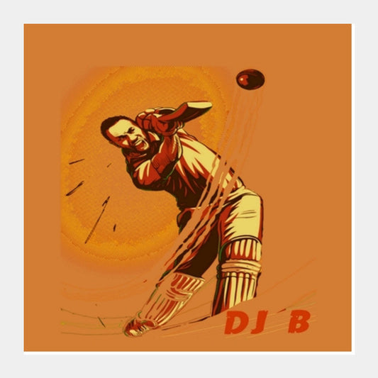 DJ Bravo  Square Art Prints