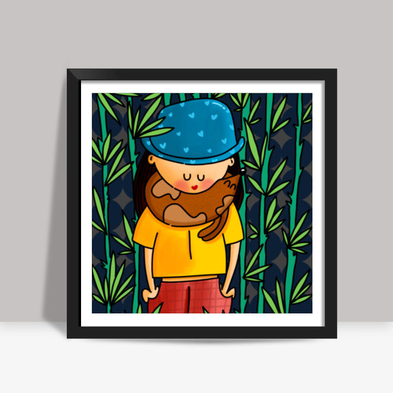 Love Adventure Square Art Prints