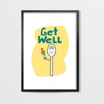 get well spoon Wall Art