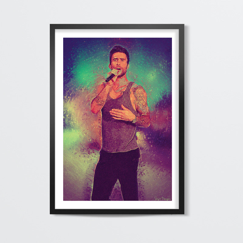 Adam Levine Maroon 5 Painting Wall Art