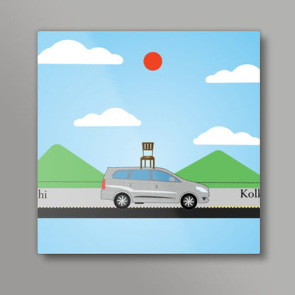 Piku #YRF Square Art Prints