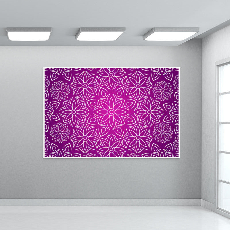 Abstract Flowers Wall Art
