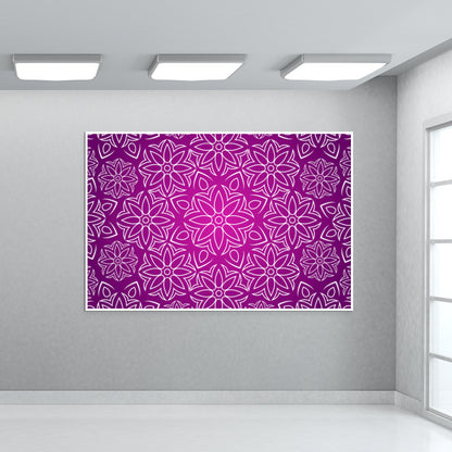 Abstract Flowers Wall Art
