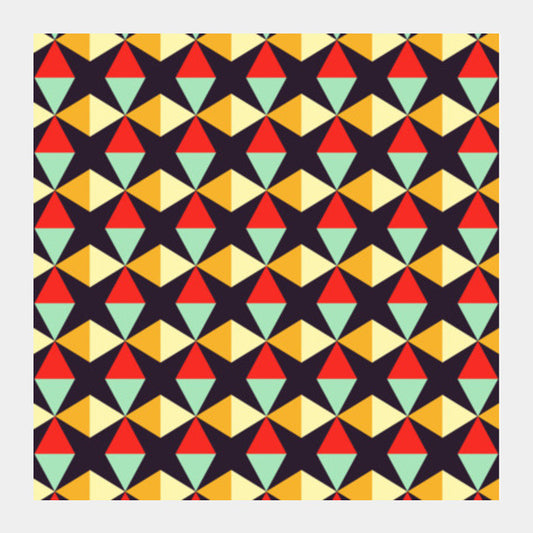 Geometric Triangle Subtle Pattern Square Art Prints PosterGully Specials