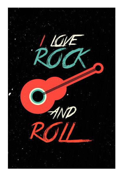 I Love Rock And Roll Art PosterGully Specials