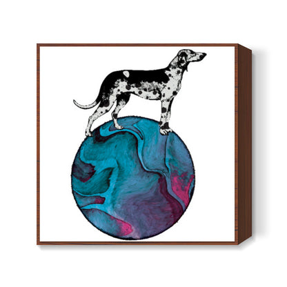 A Dog's World Square Art | Lotta Farber