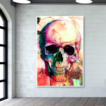 Floral Skull Wall Art