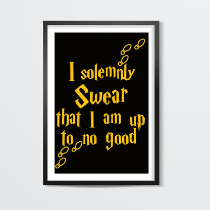 Harry Potter | I Solemnly Swear that i am up to no good Wall Art