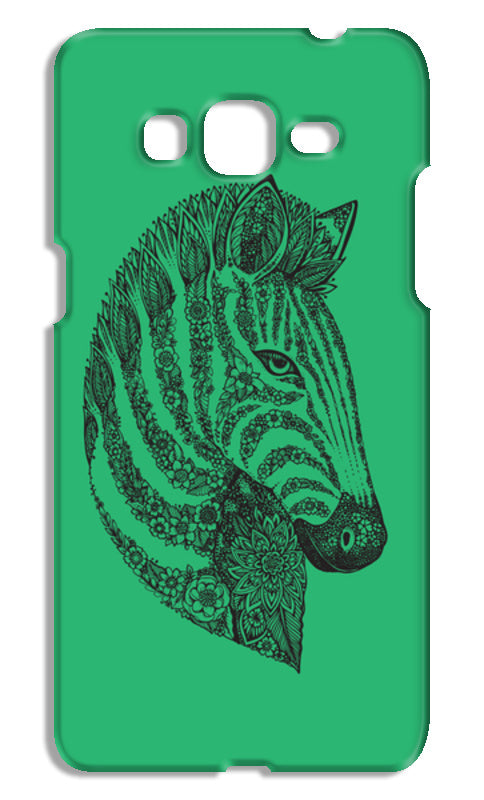 Floral Zebra Head Samsung Galaxy Grand Prime Cases