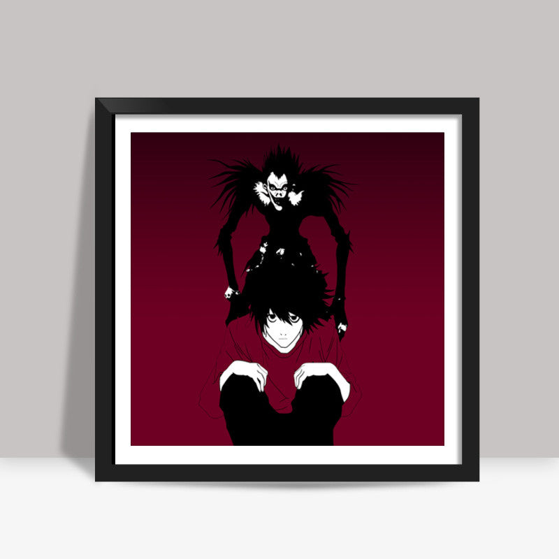 death note L Square Art Prints