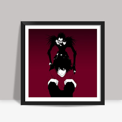 death note L Square Art Prints