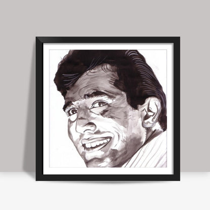 Rajesh Khanna was a talented superstar Square Art Prints