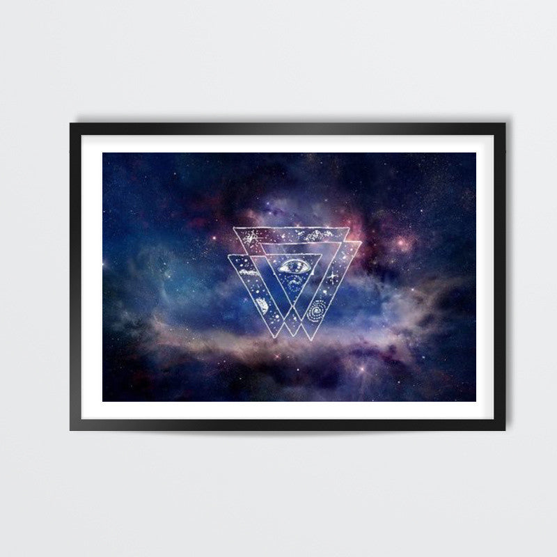 Cosmic eye Wall Art