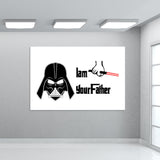 Darth Vader - I am your father. Star Wars Wall Art