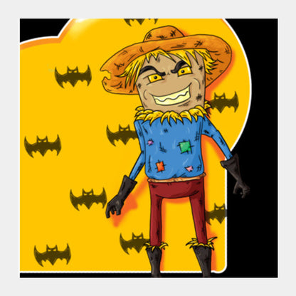 The Scarecrow Square Art Prints