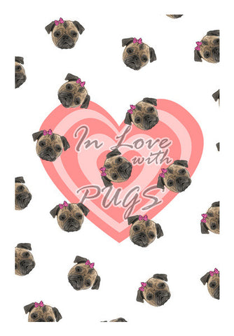 Wall Art, In Love With Pugs Wall Art