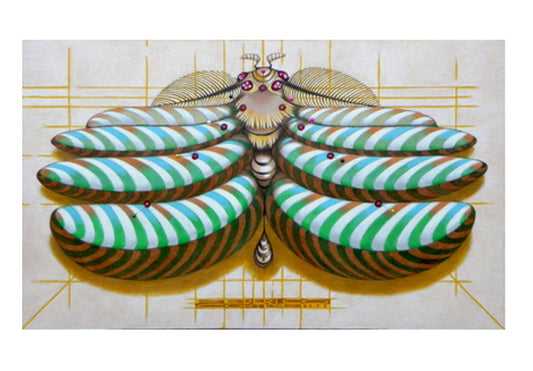 Fibonacci moth Wall Art